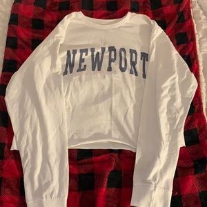 Long sleeve John galt white Newport one size long sleeve shirt